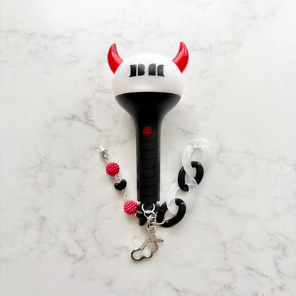 kpop babymonster lightstick keychain
