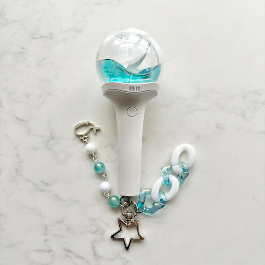 kpop nmixx lightstick keychain
