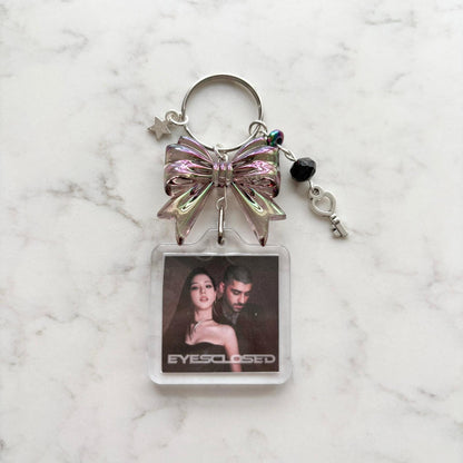 jisoo x zayn interactive album keychain