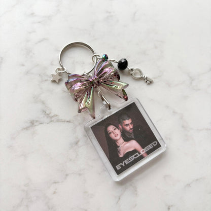 jisoo x zayn interactive album keychain