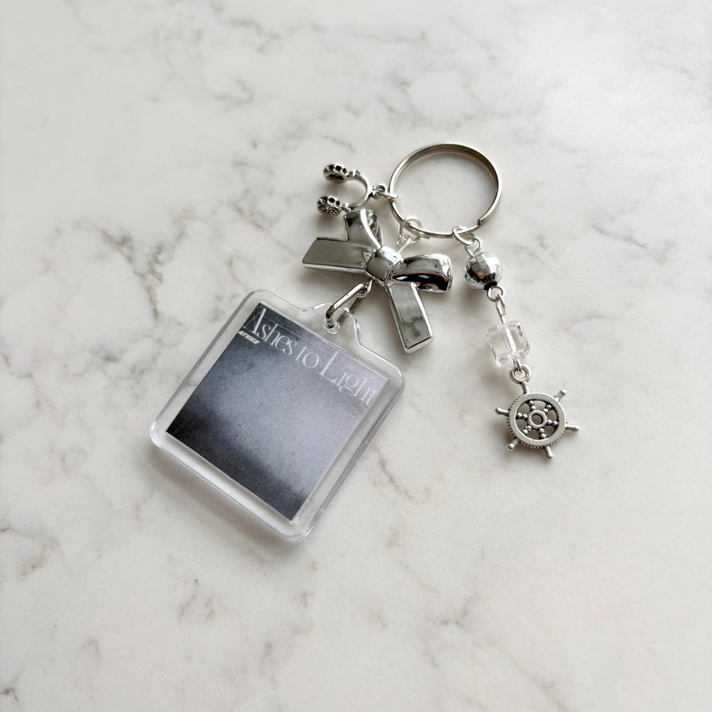 kpop ateez interactive album keychain