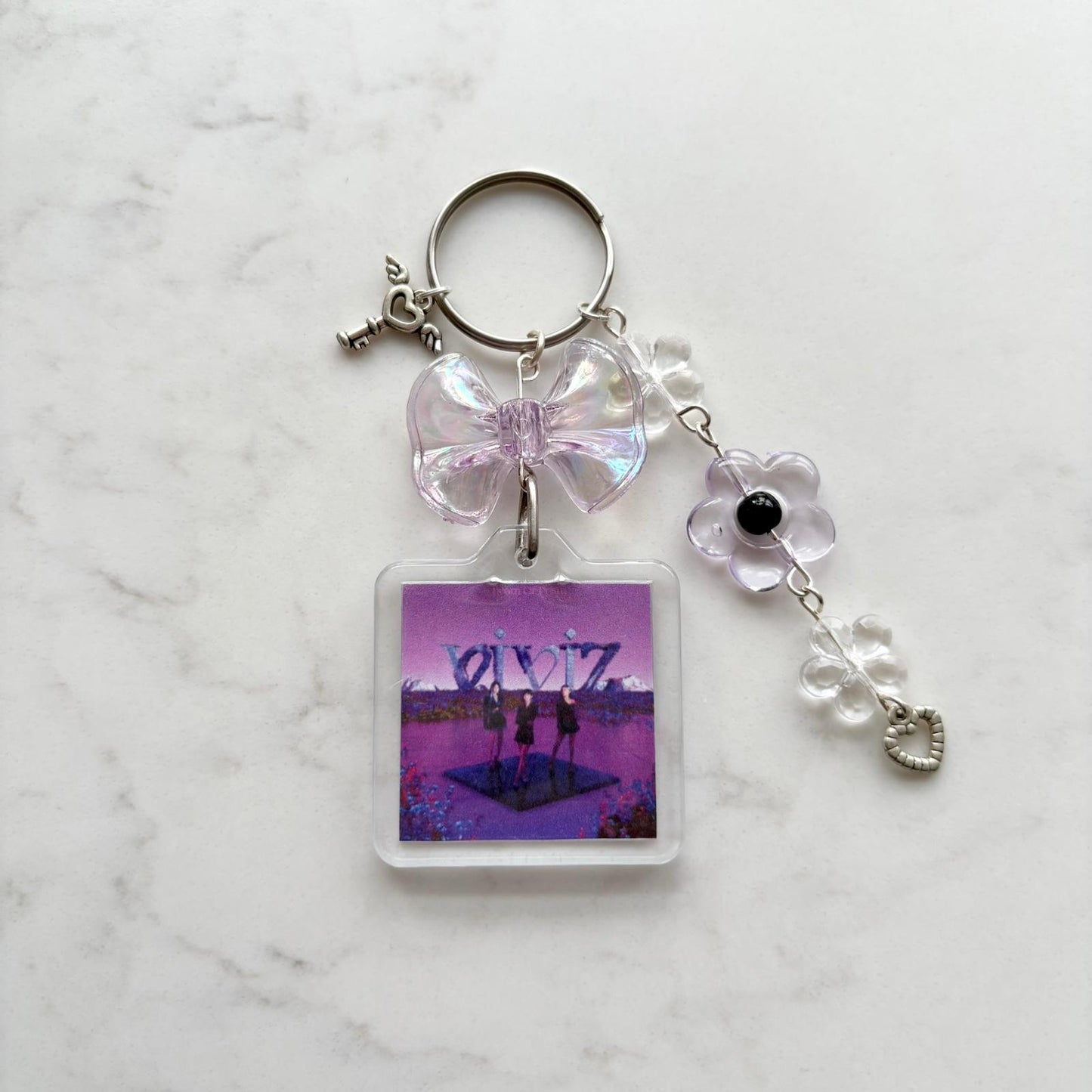kpop viviz interactive album keychain