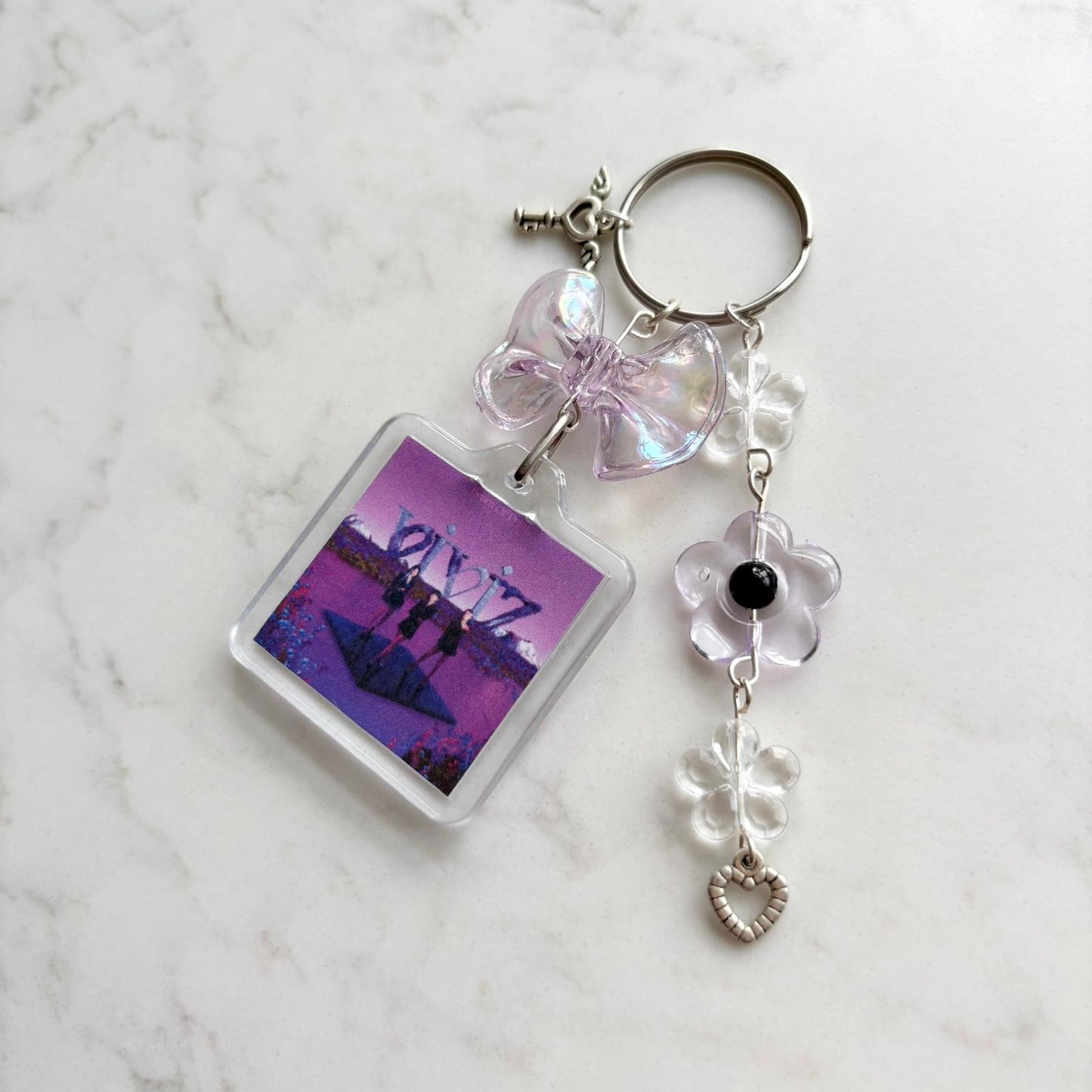 kpop viviz interactive album keychain