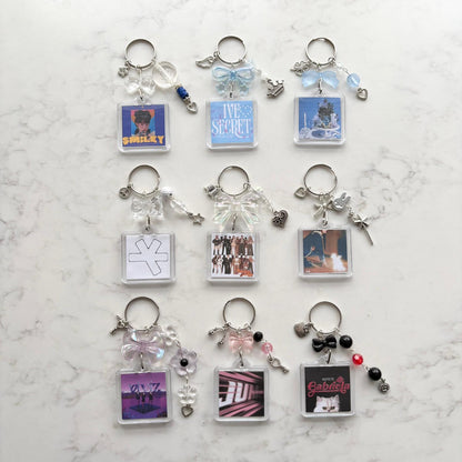 kpop viviz interactive album keychain