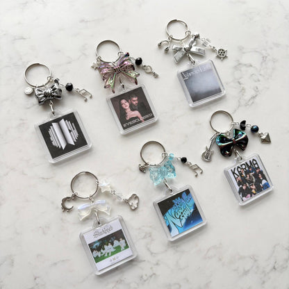 kpop ateez interactive album keychain