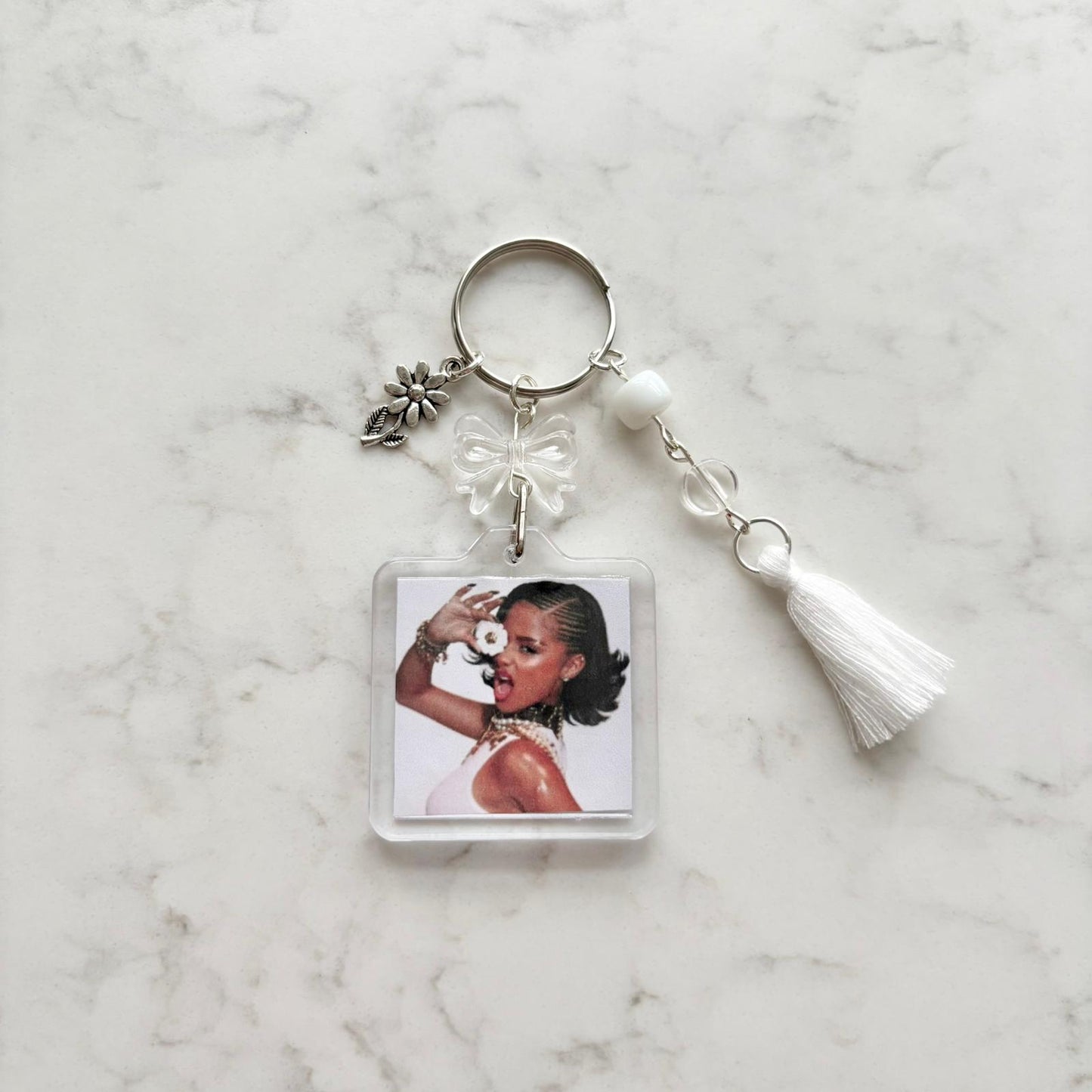 tyla interactive album keychain