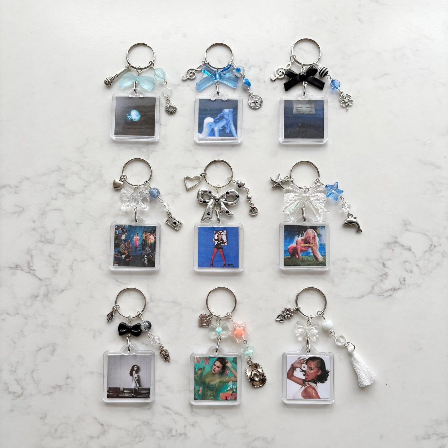 billie eilish interactive album keychain