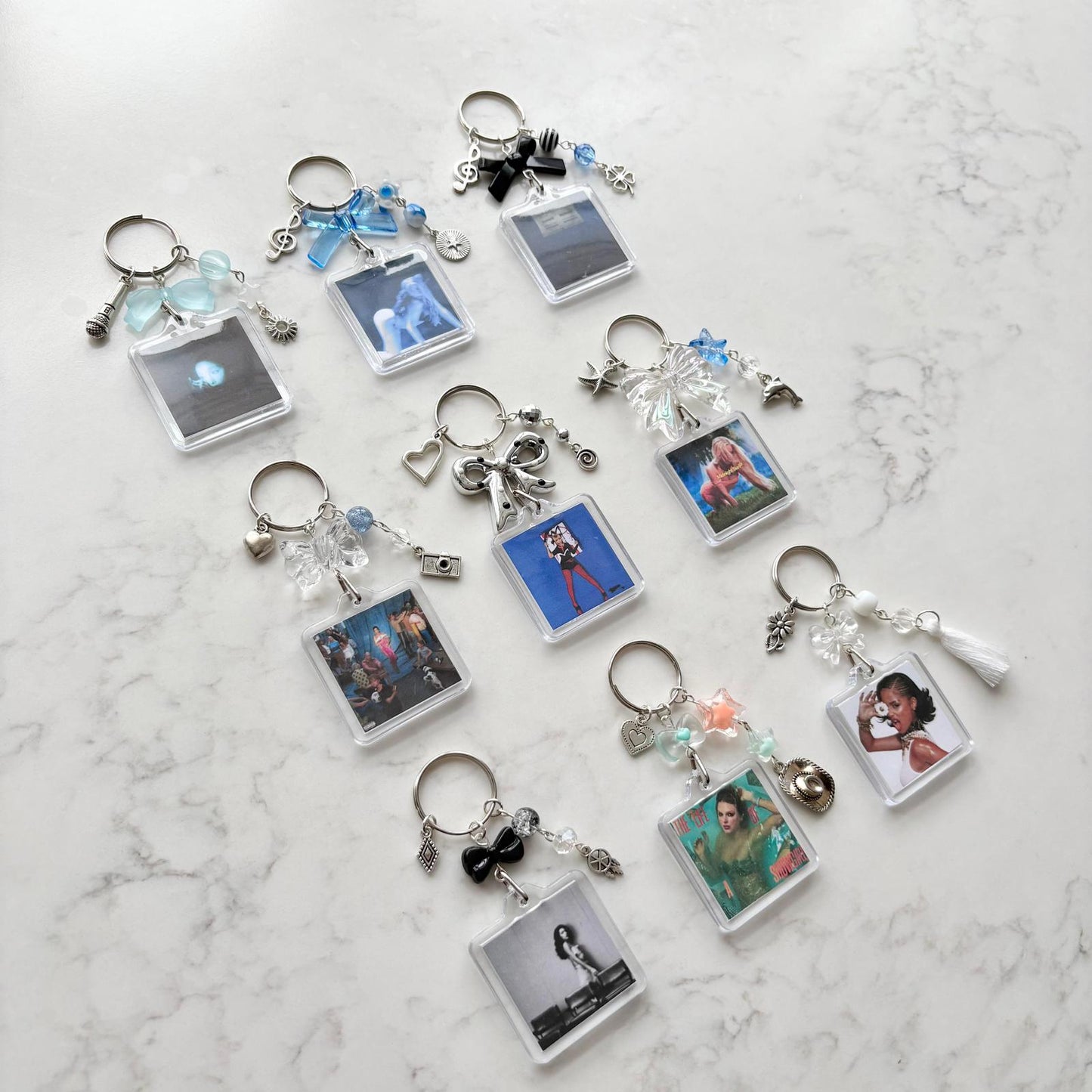 billie eilish interactive album keychain