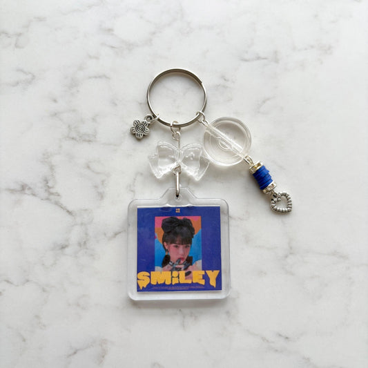 kpop yena interactive album keychain
