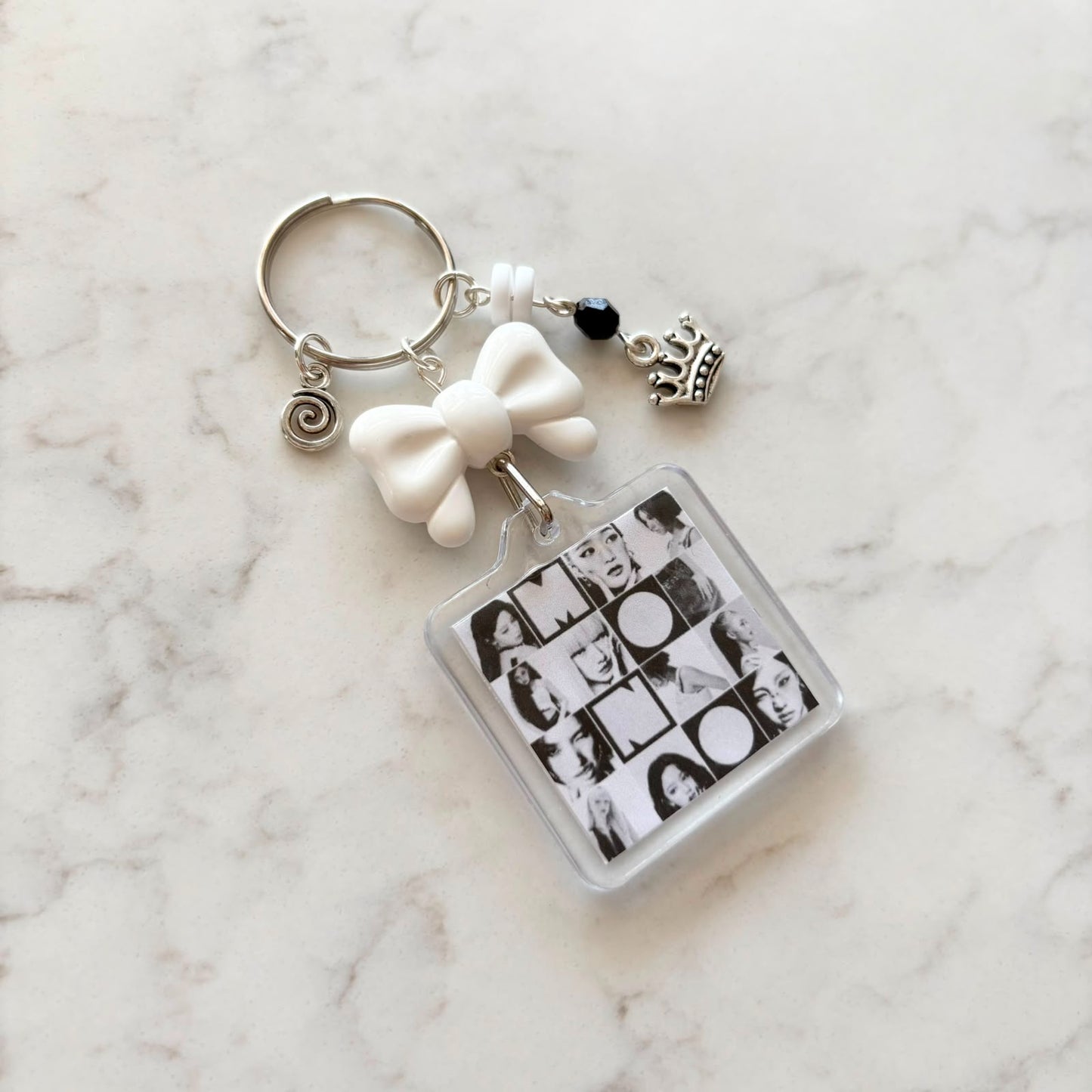 kpop idle interactive album keychain