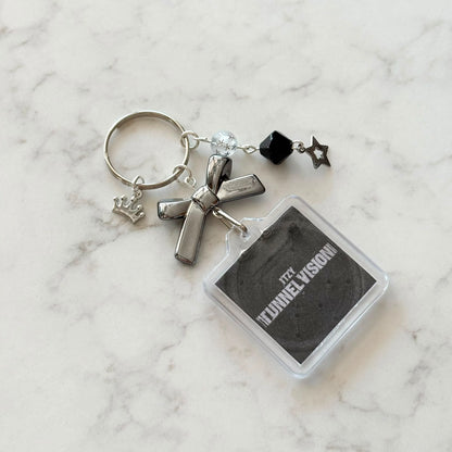 kpop itzy interactive album keychain