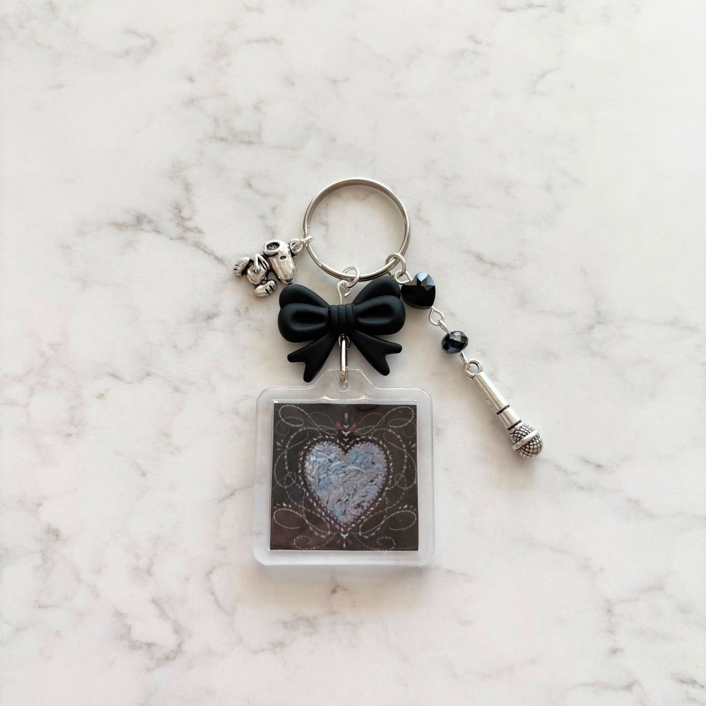 kpop illit-katseye-le sserafim interactive album keychain