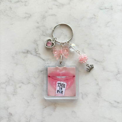 kpop twice interactive album keychain