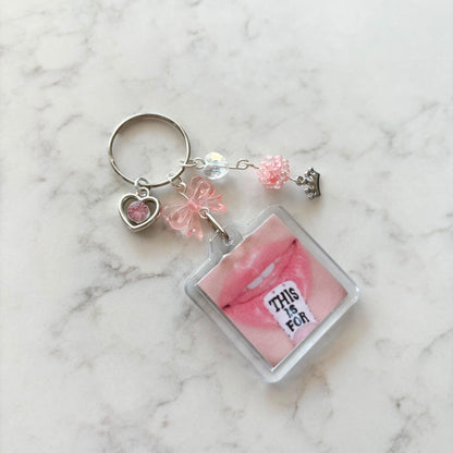 kpop twice interactive album keychain