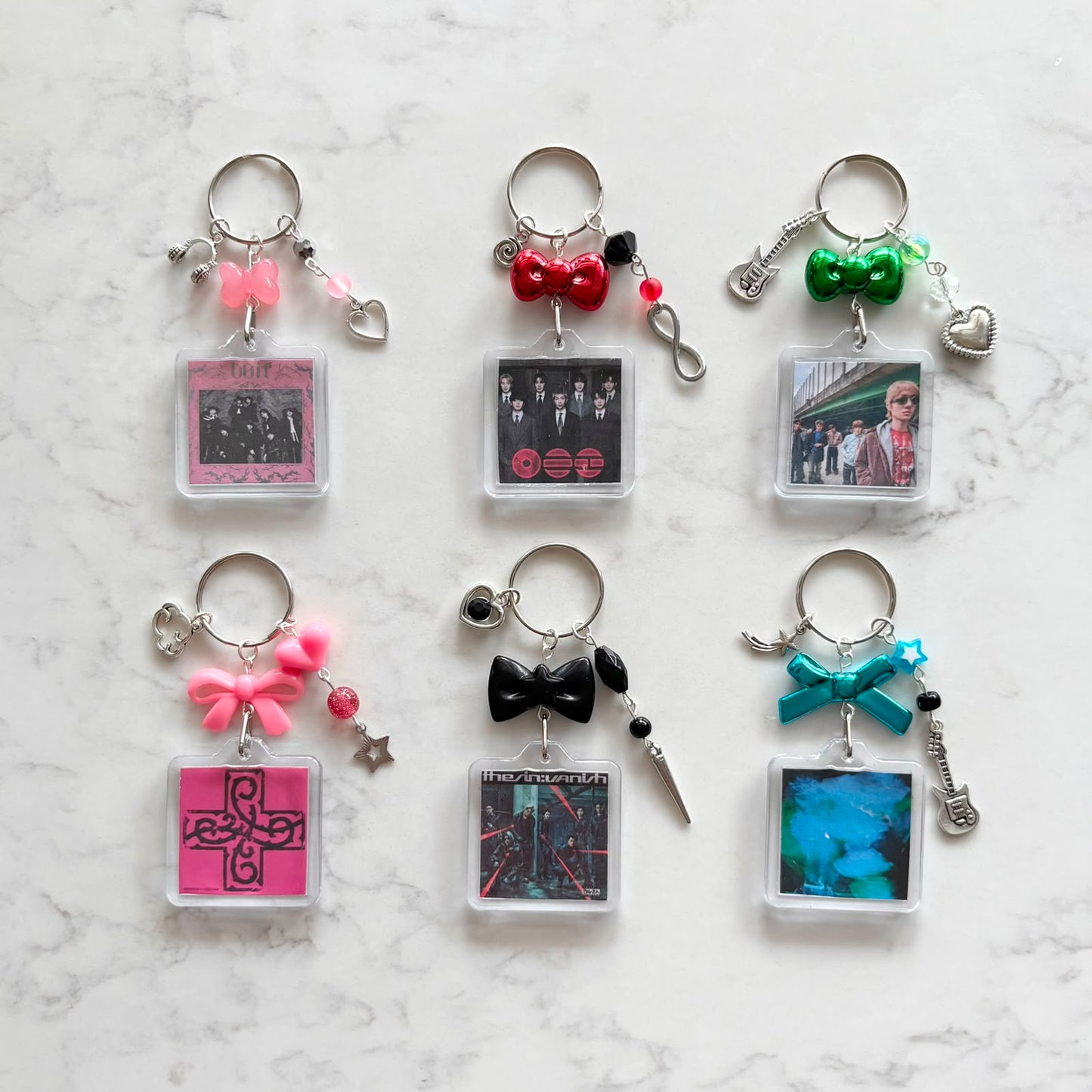 kpop bts interactive album keychain