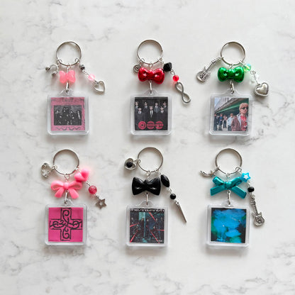 kpop bts interactive album keychain
