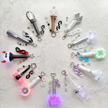 kpop illit lightstick keychain