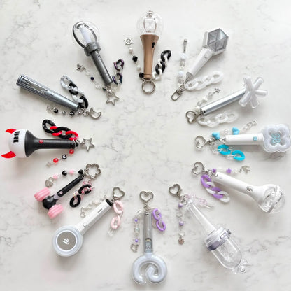 kpop illit lightstick keychain