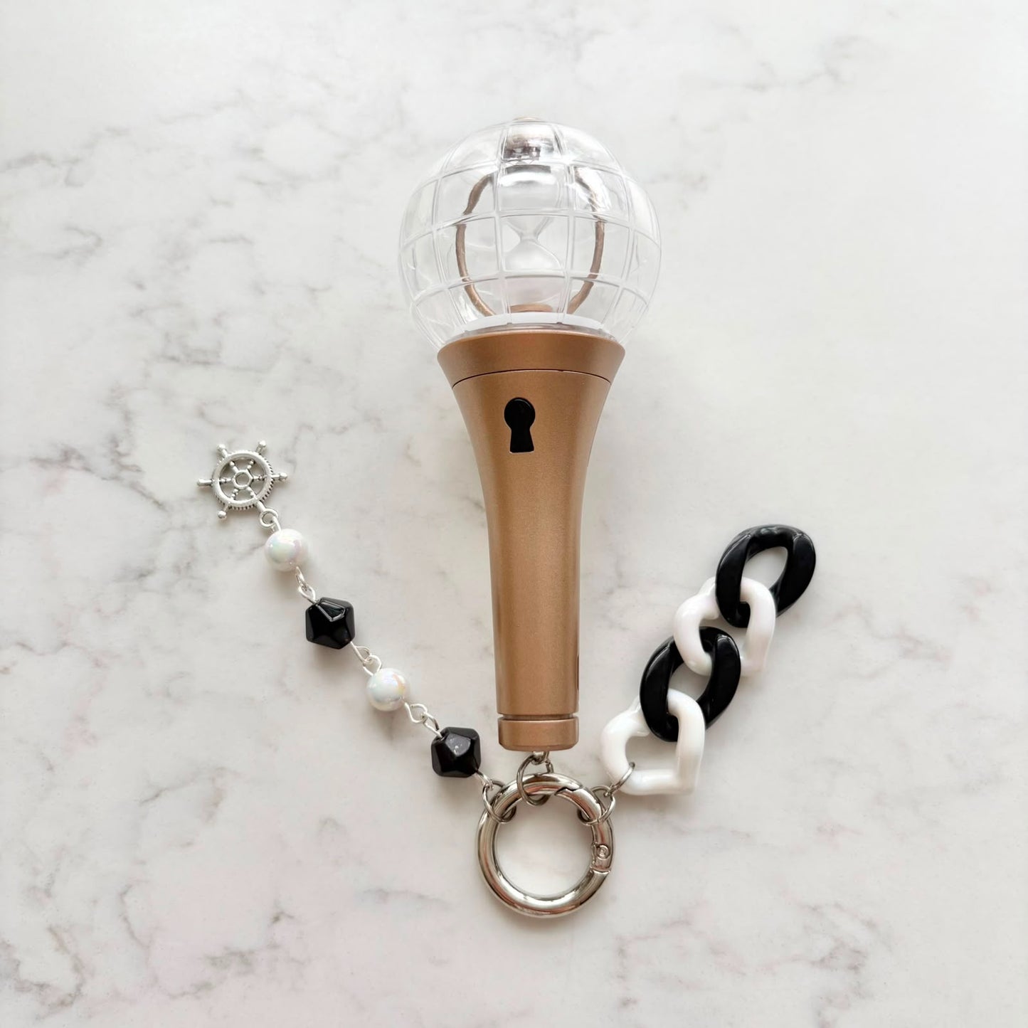 kpop ateez lightstick keychain