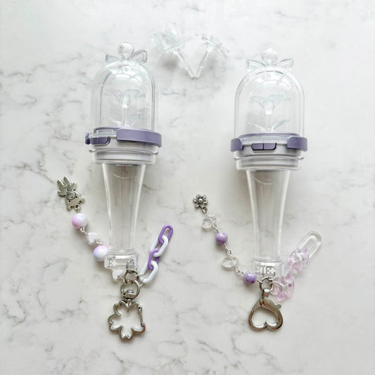 kpop illit lightstick keychain