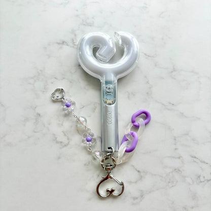 kpop aespa lightstick keychain