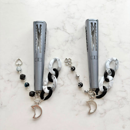 kpop le sserafim lightstick keychain