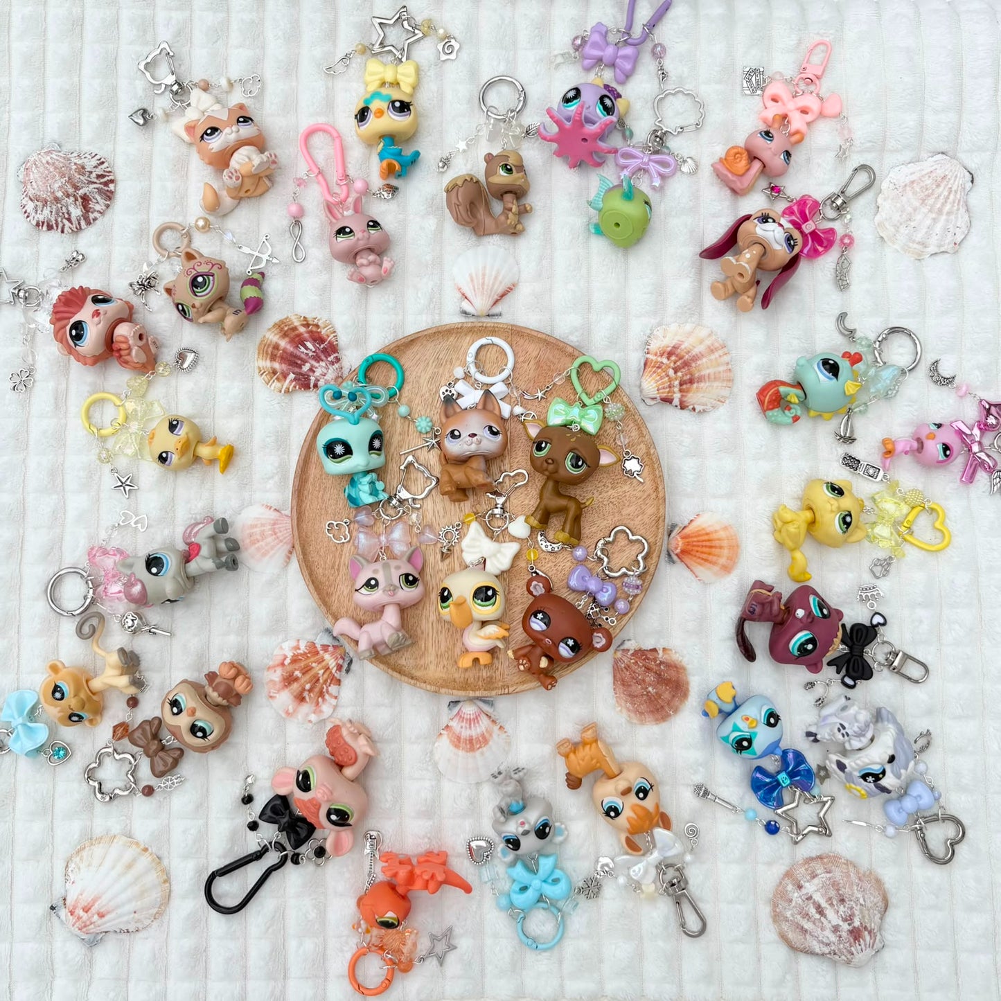 keychains with second hand LPS