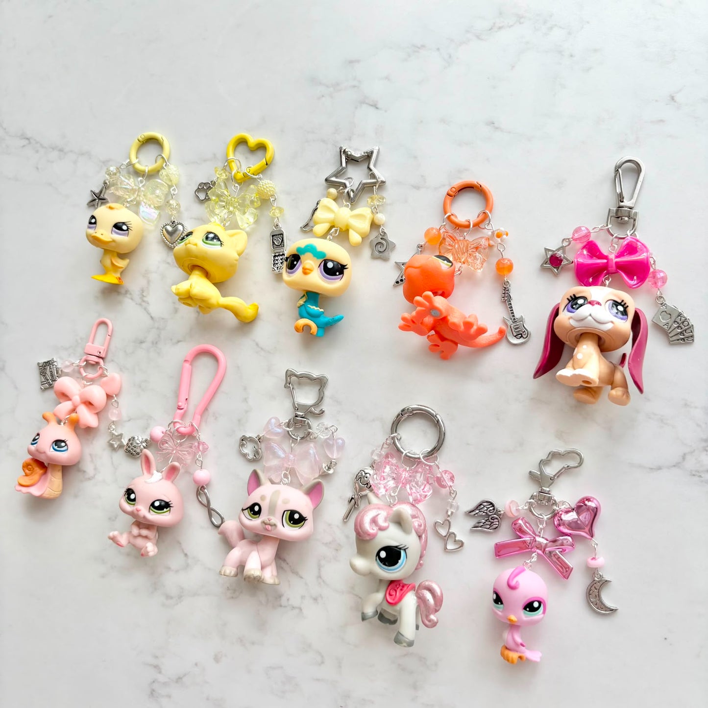 keychains with second hand LPS