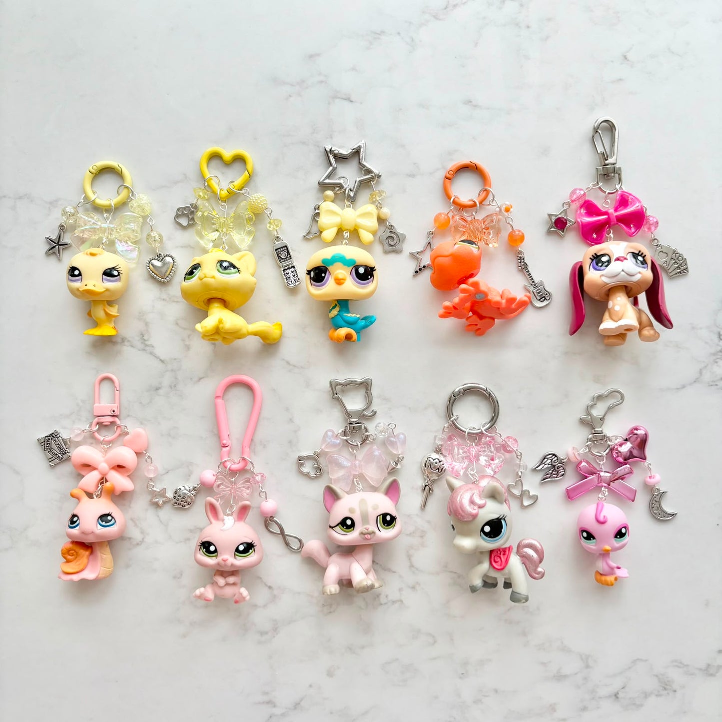 keychains with second hand LPS