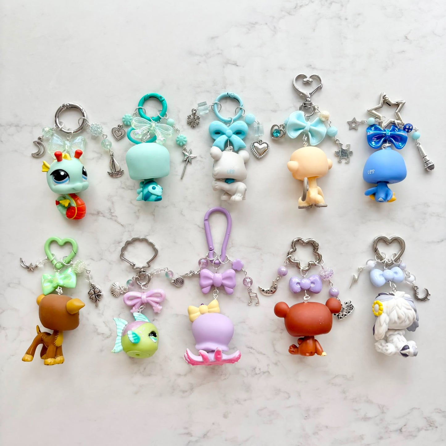 keychains with second hand LPS