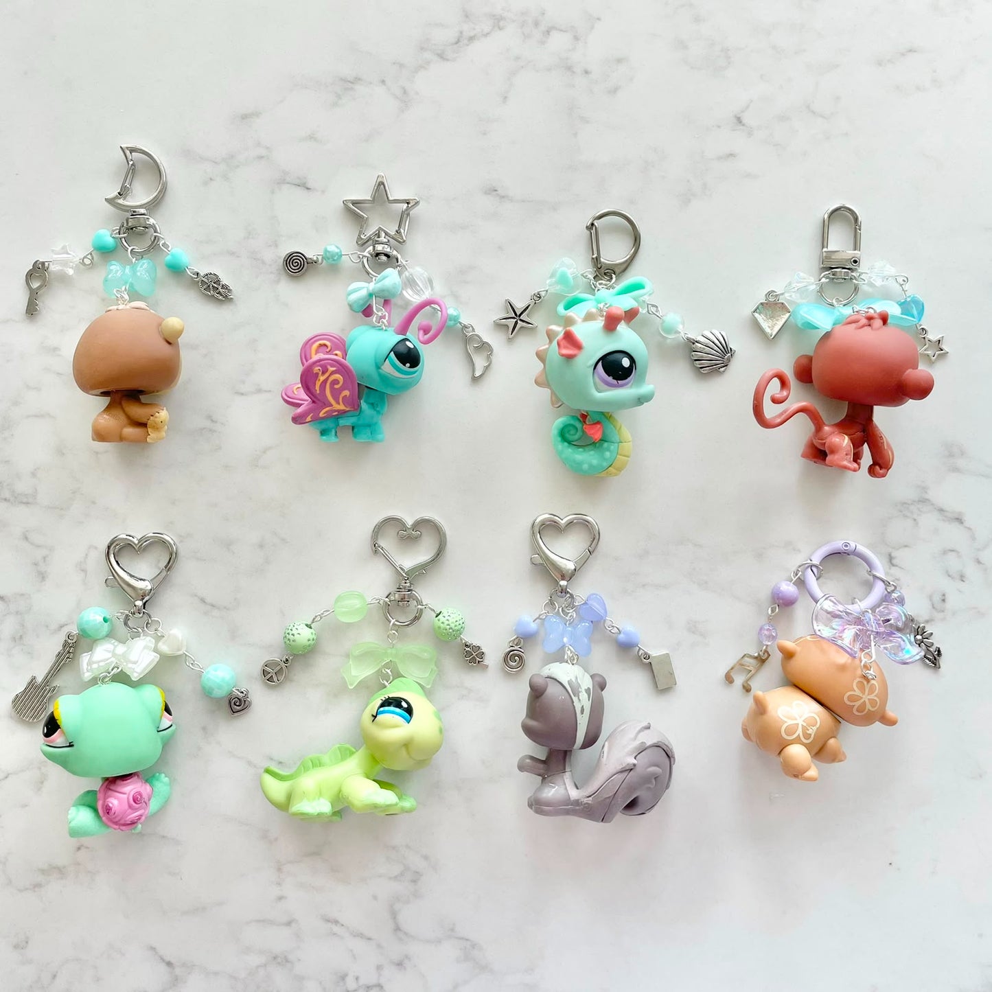 keychains with second hand LPS