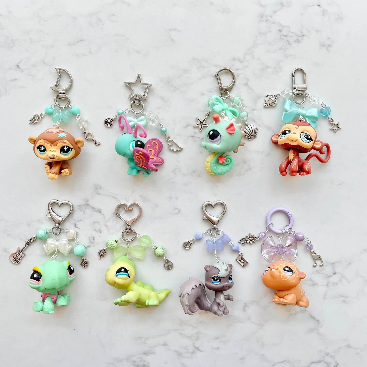 keychains with second hand LPS