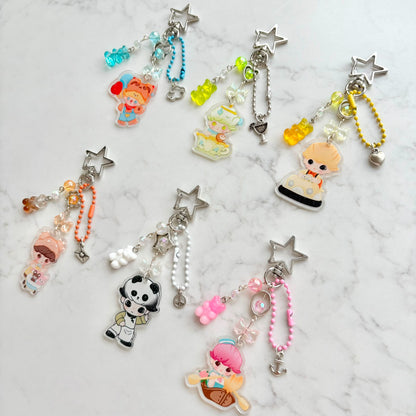 dimoo 2d keychains