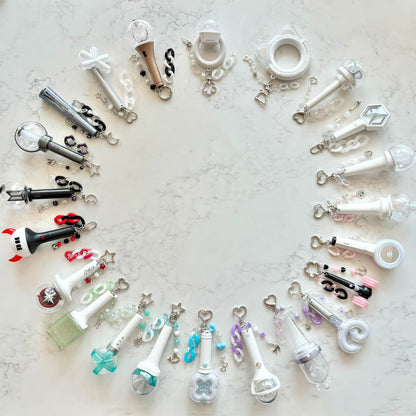 kpop ive ver 2 lightstick keychain
