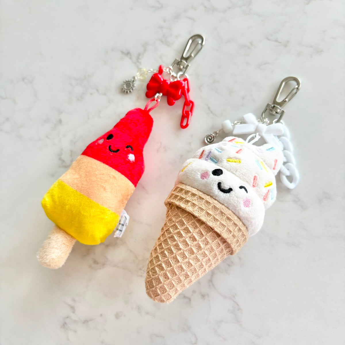 foodie keychains: ice cream