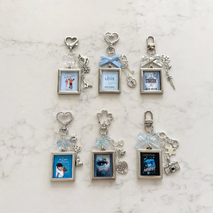 mini book keychains