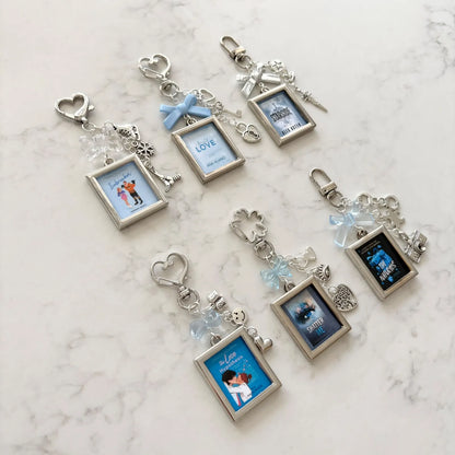 mini book keychains
