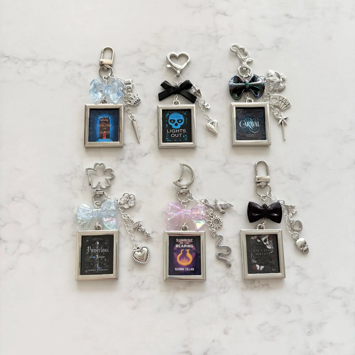 mini book keychains