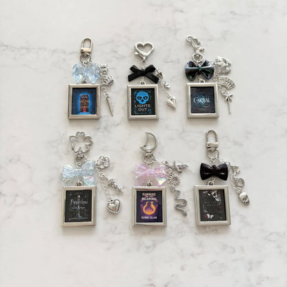 mini book keychains