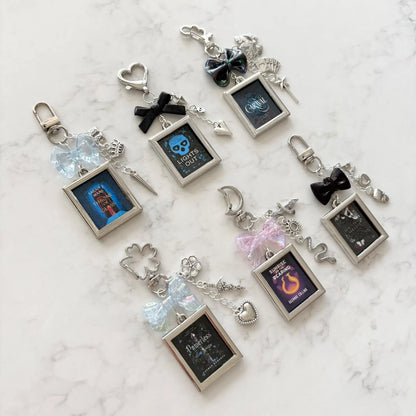 mini book keychains