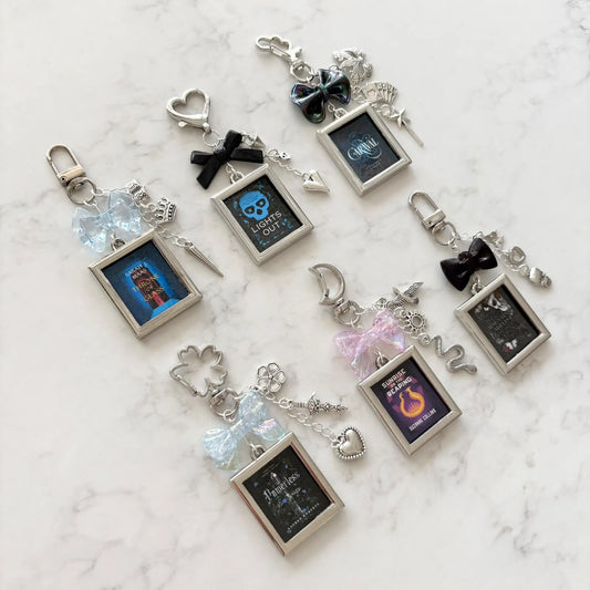 mini book keychains