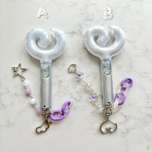 kpop aespa lightstick keychain