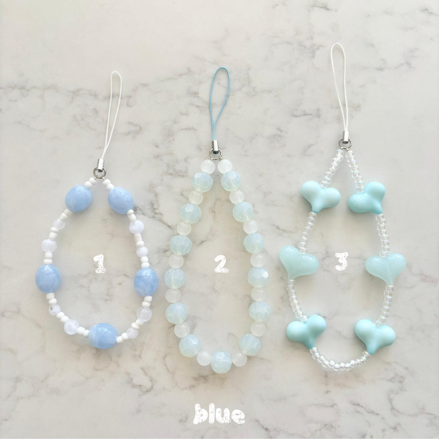 colourful phonestrap keychains