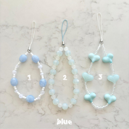 colourful phonestrap keychains