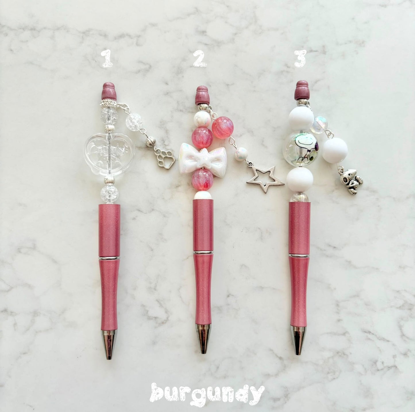 beaded pens