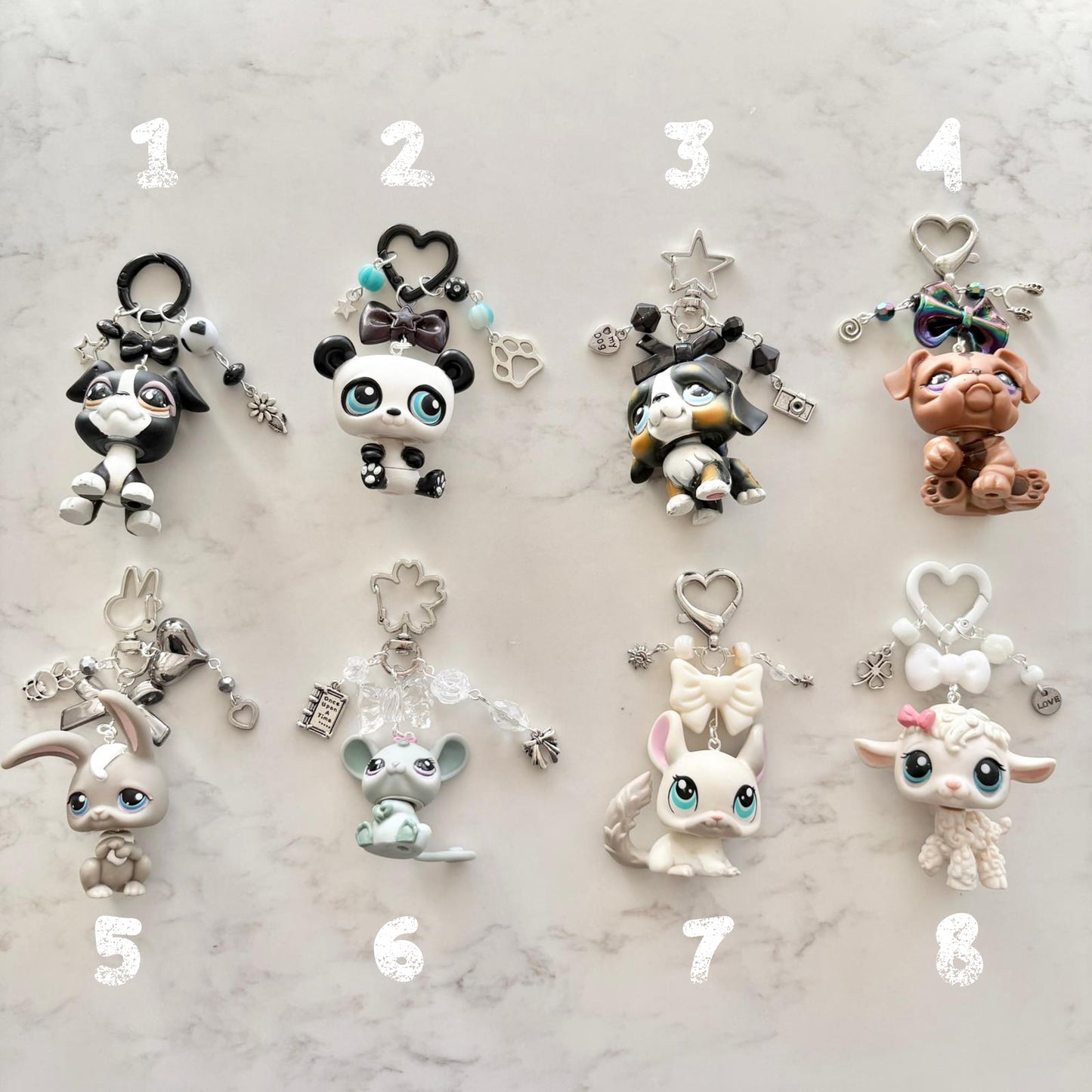 keychains with second hand LPS