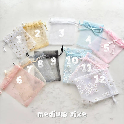 organza gift bags