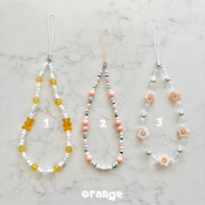 colourful phonestrap keychains