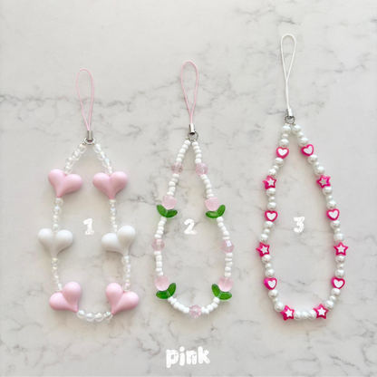 colourful phonestrap keychains