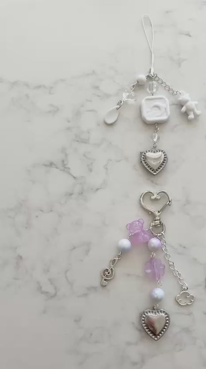 cute locket keychains